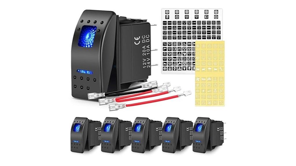 rocker switches for vehicles