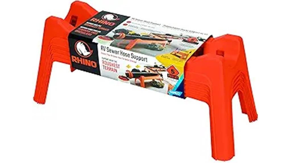 rv sewer hose support