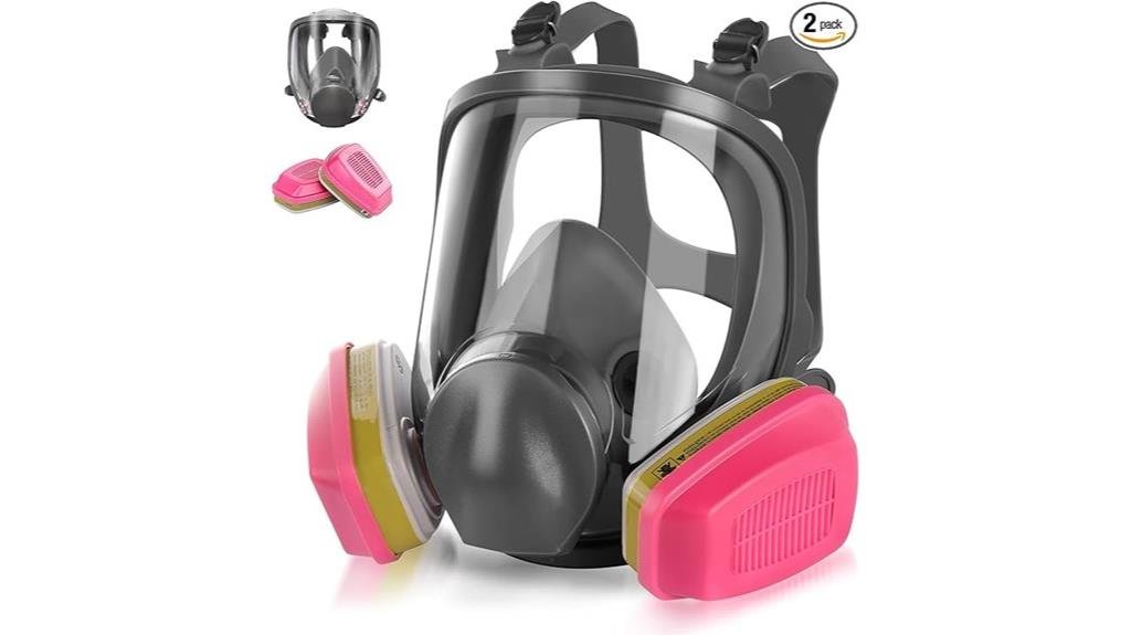 safety with full face respirators