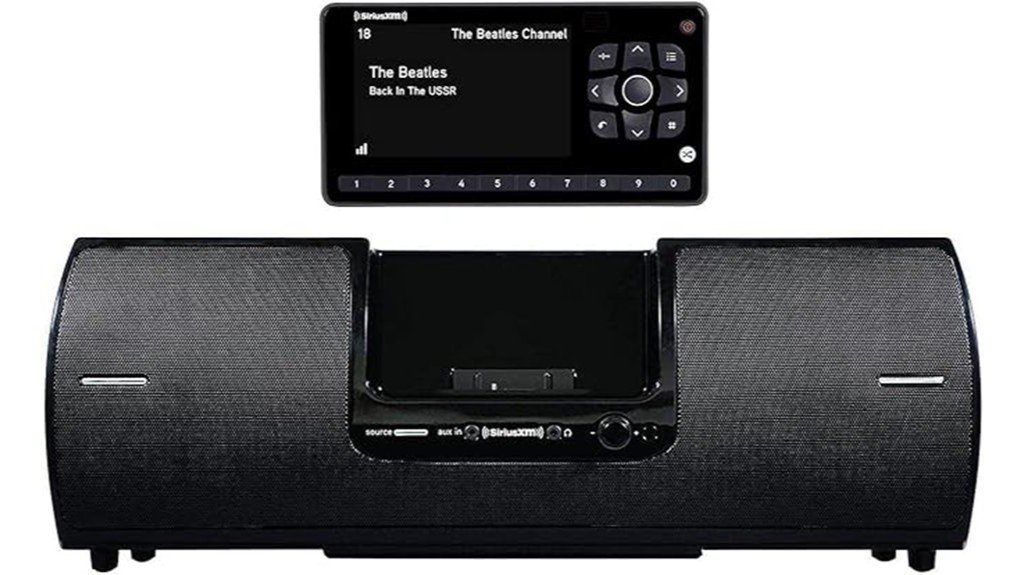 satellite radio speaker dock