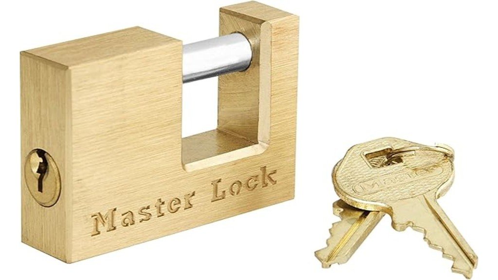 secure trailer with master lock