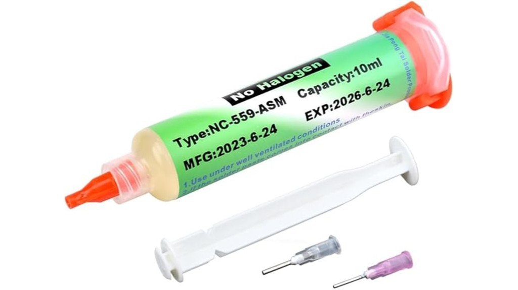 solder flux evaluation summary