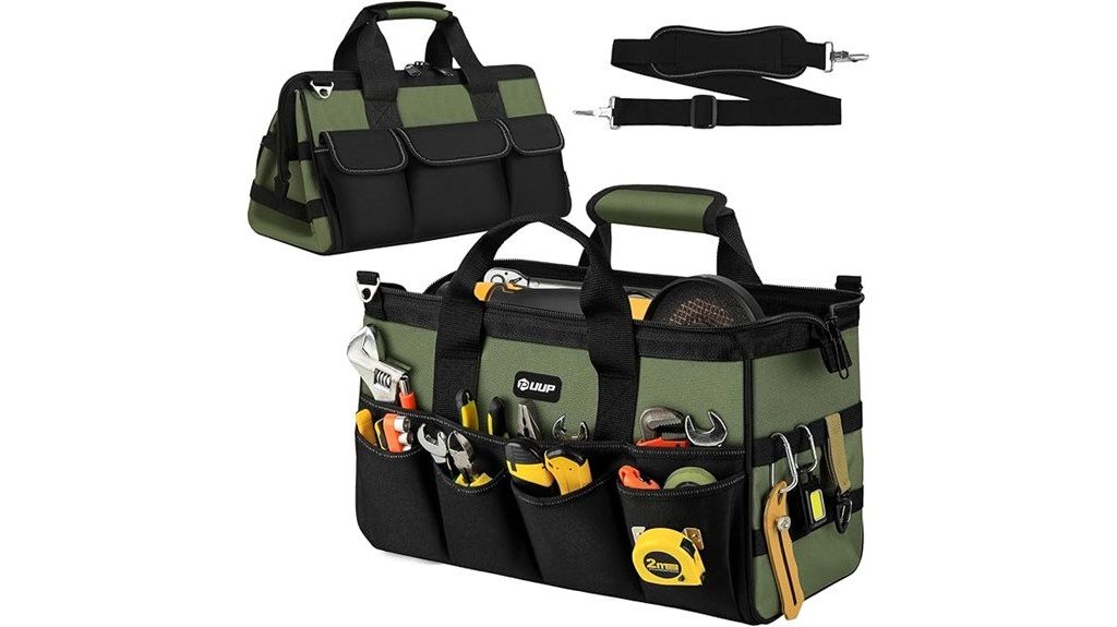 spacious and durable tool bag