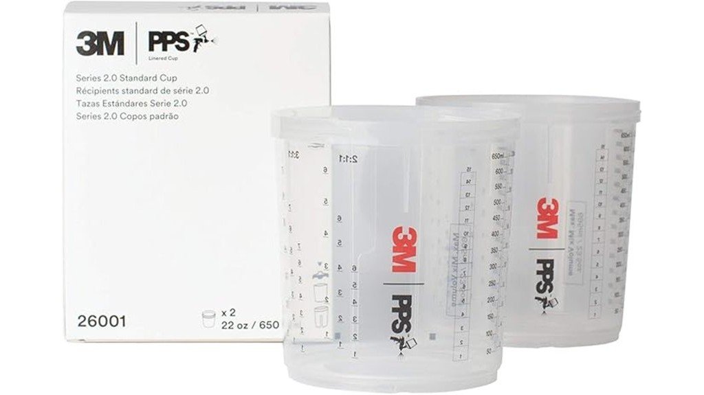 spray gun cup performance