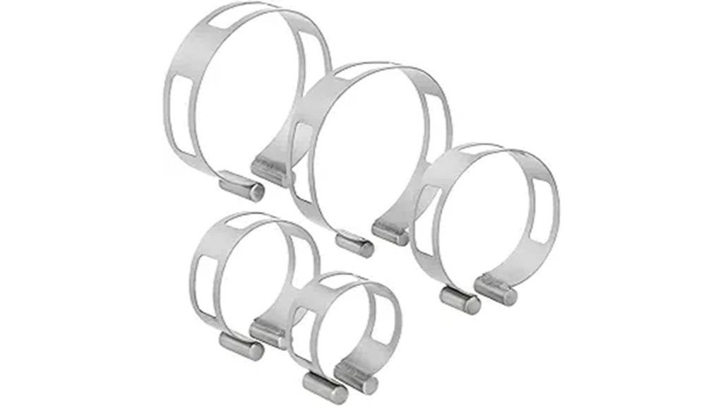stainless steel exhaust bands