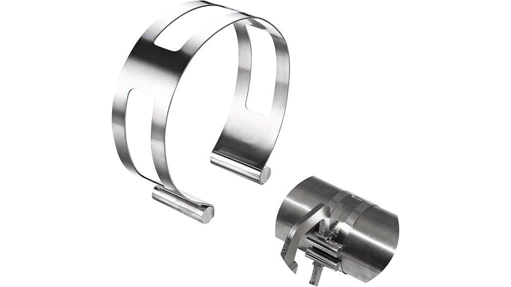 stainless steel exhaust clamp