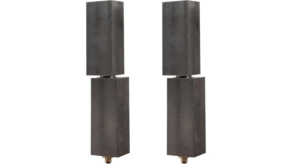 steel block gate hinge