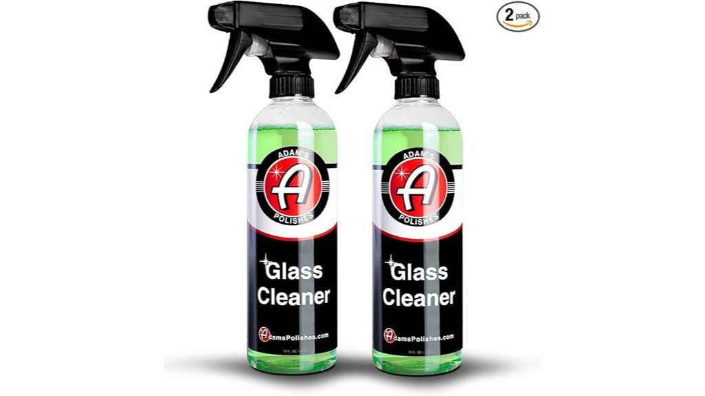streak free glass cleaning solution