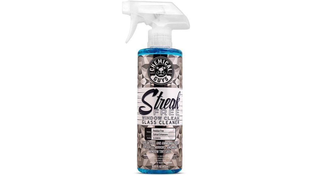streak free glass cleaning solution
