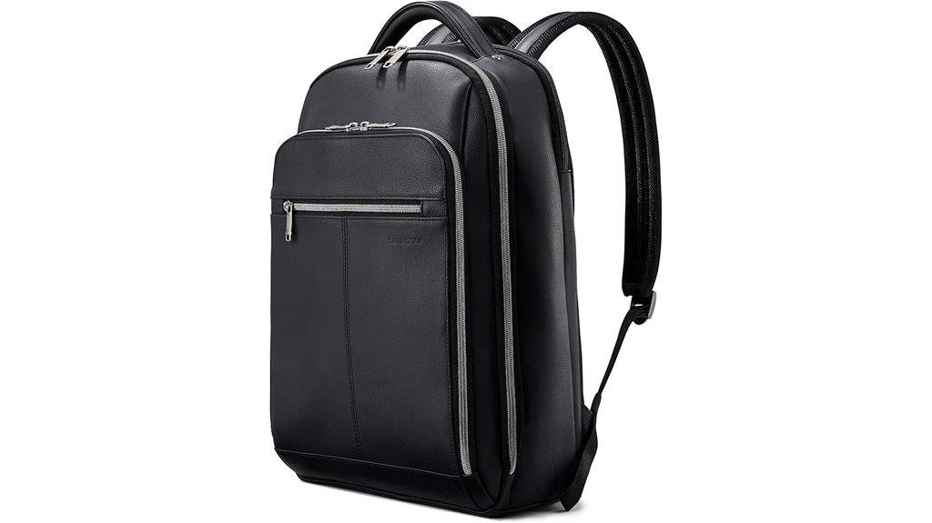 stylish leather backpack review