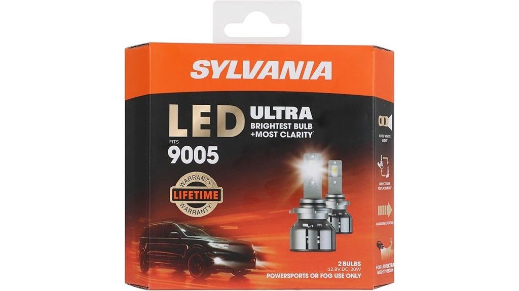 sylvania 9005 led fog lights