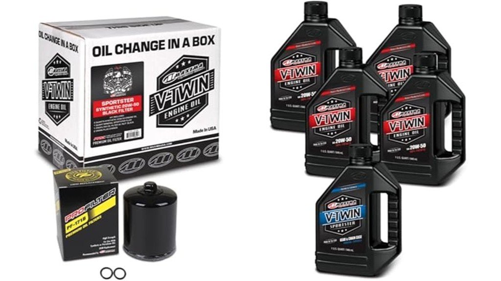 v twin oil change review