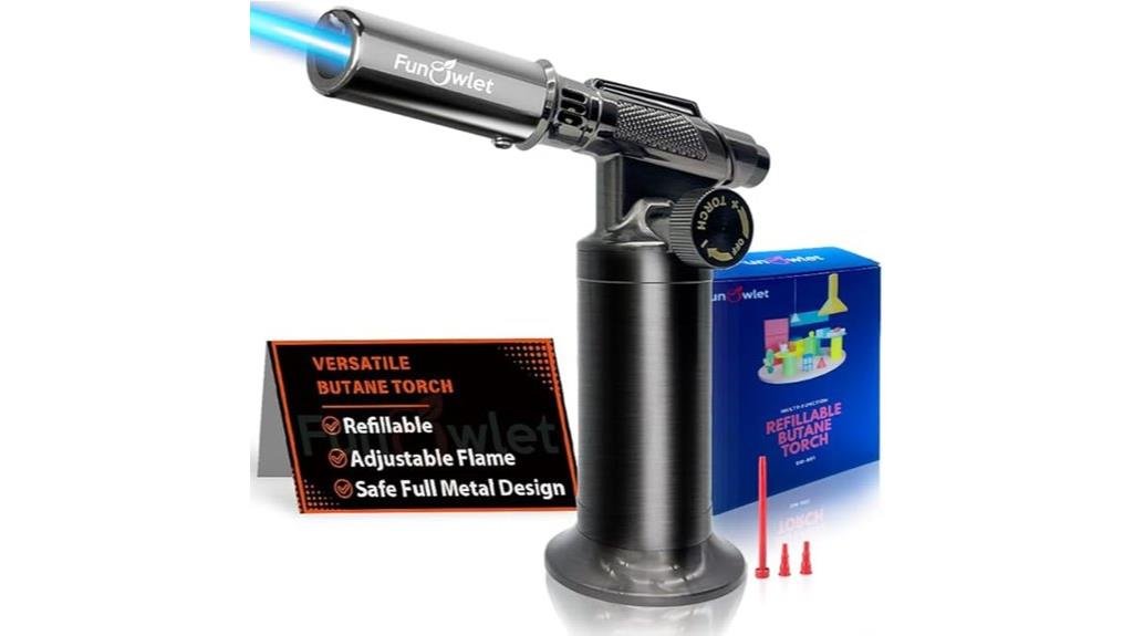 versatile refillable torch lighter