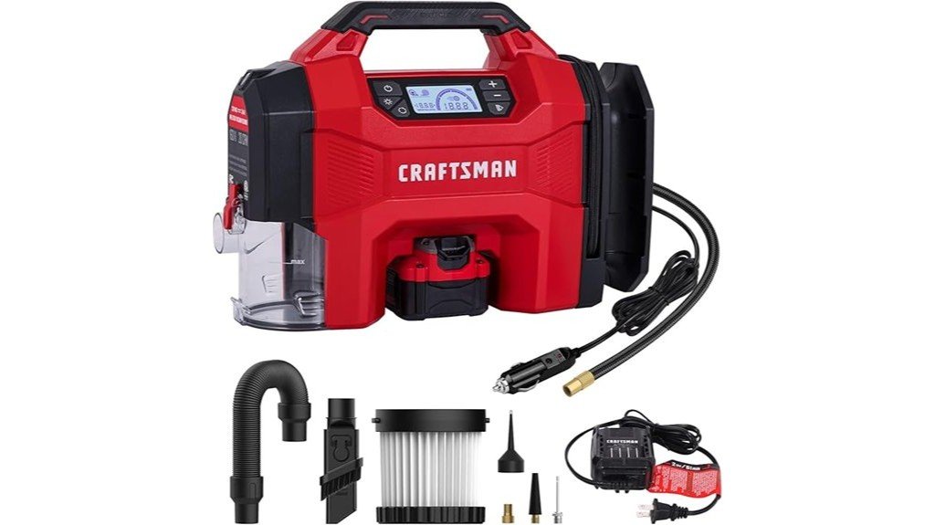 versatile tire inflator kit