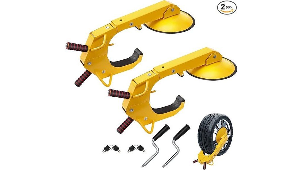 vevor wheel lock clamp review