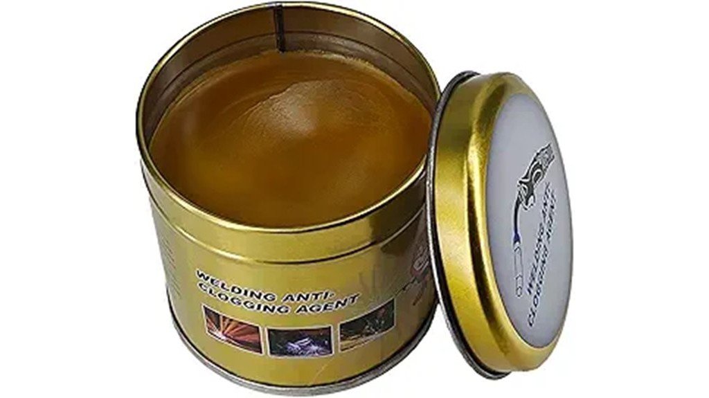 welding anti clogging agent evaluation