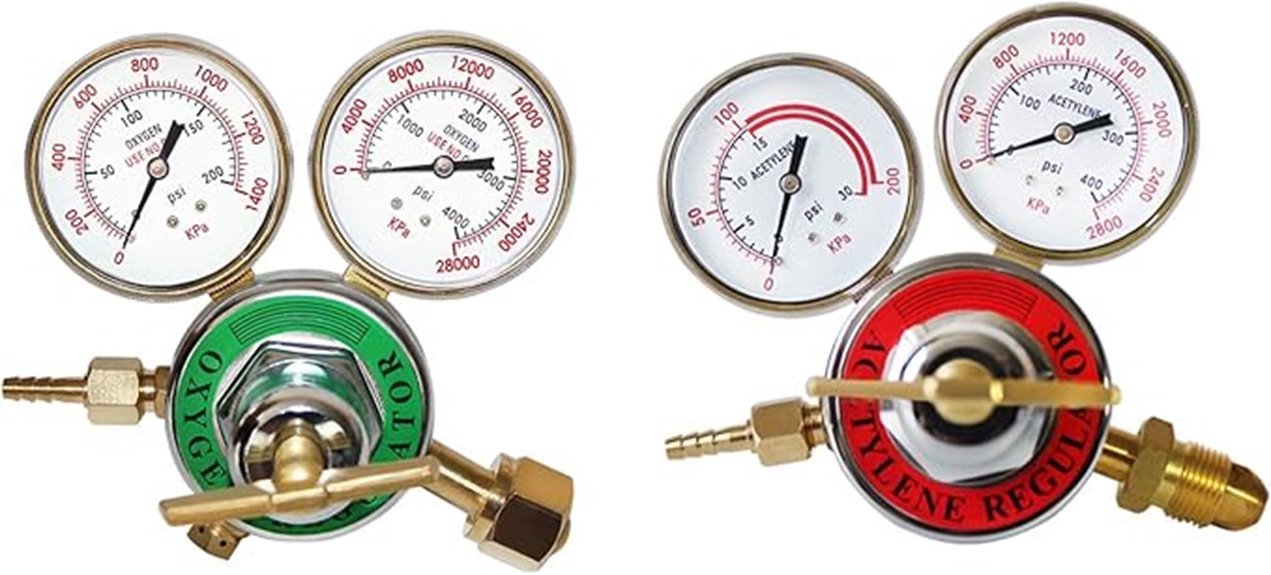 welding gas gauge evaluation