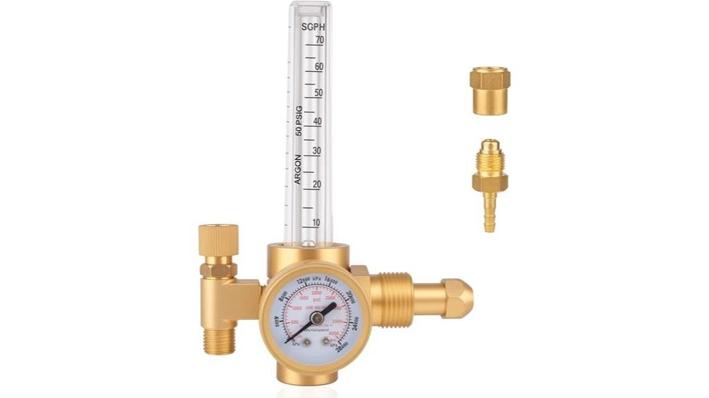welding gas regulator precision