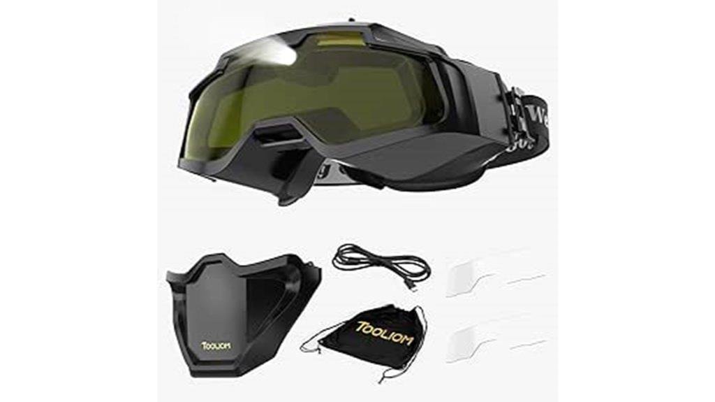 welding goggles with auto darkening