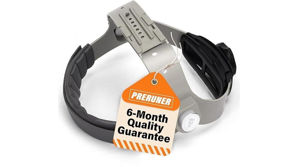 welding helmet comfort assessment