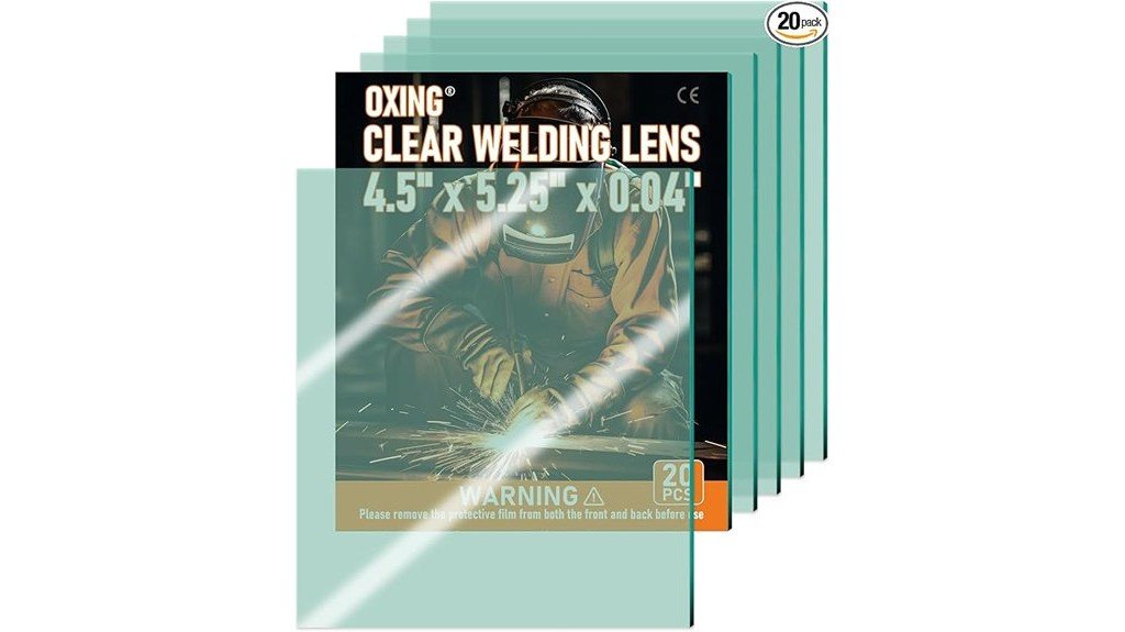 welding helmet lens evaluation