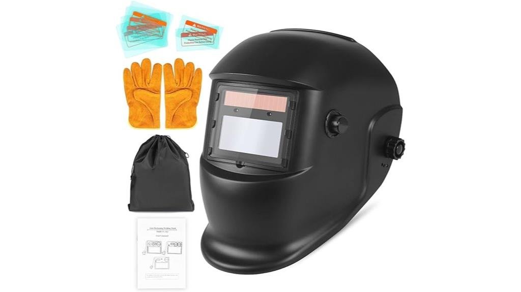 welding helmet performance evaluation