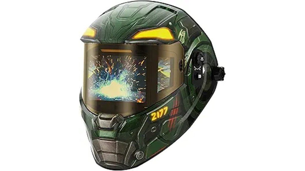 welding helmet with auto darkening
