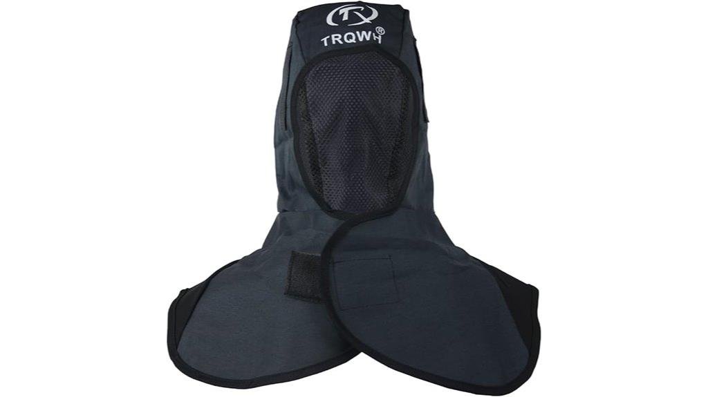 welding hood neck protection