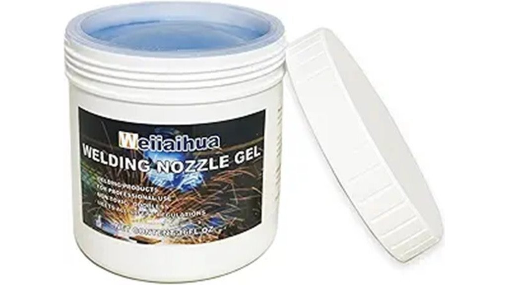 welding nozzle gel evaluation