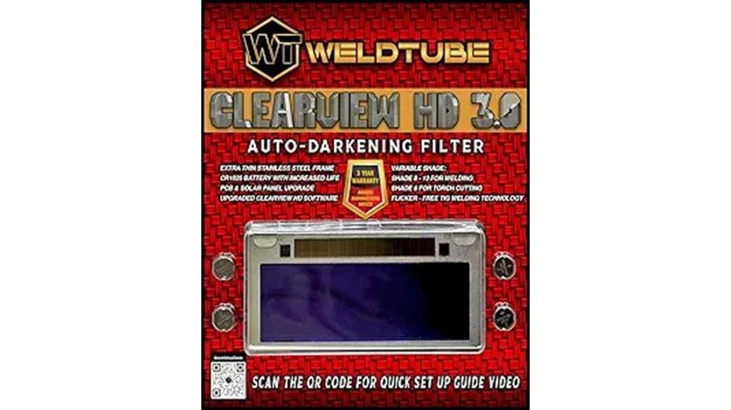 weldtube clearview hd lens
