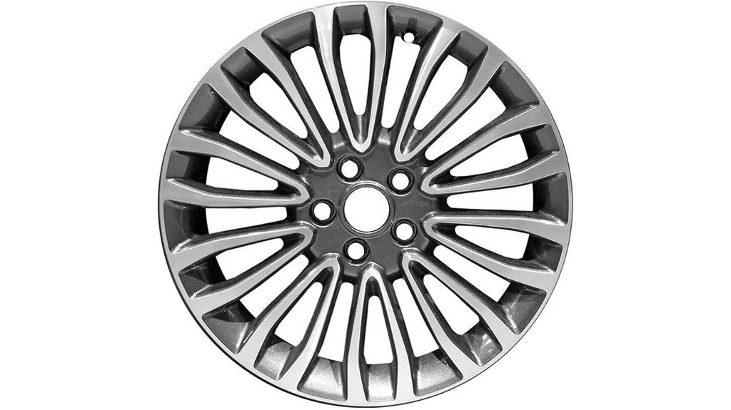 18 inch charcoal wheel rim