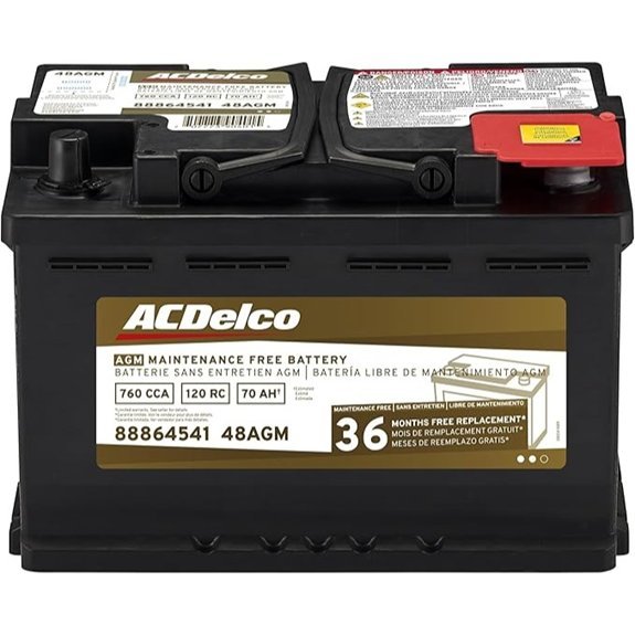 ACDelco Gold 48AGM (88864541) 36 Month Warranty AGM BCI Group 48 Battery