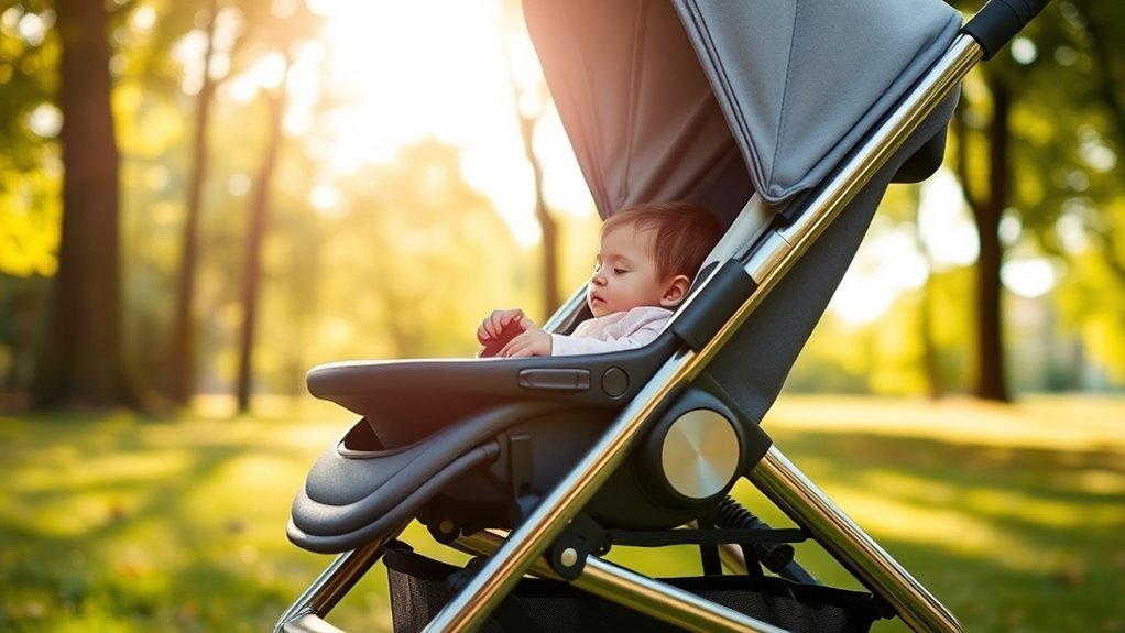 adjust stroller seat angle