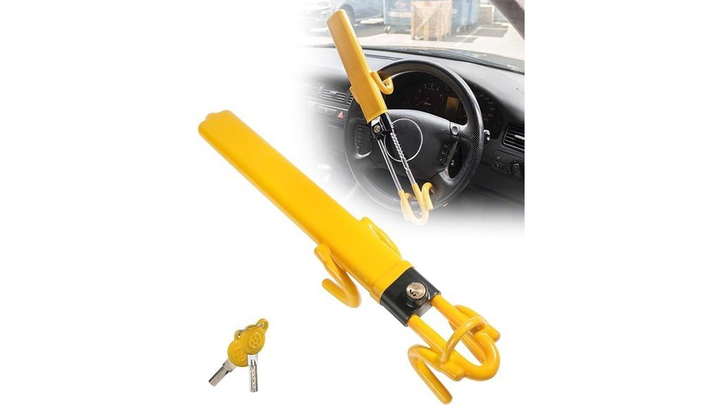 adjustable steering wheel lock