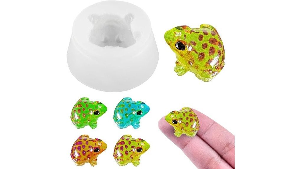 adorable frog shaped resin molds