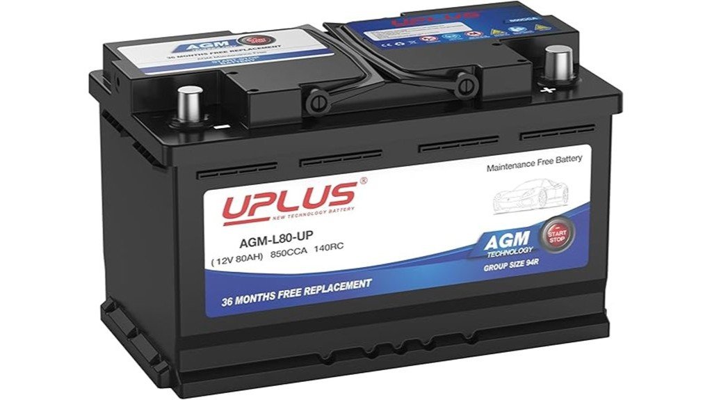 agm car battery specifications