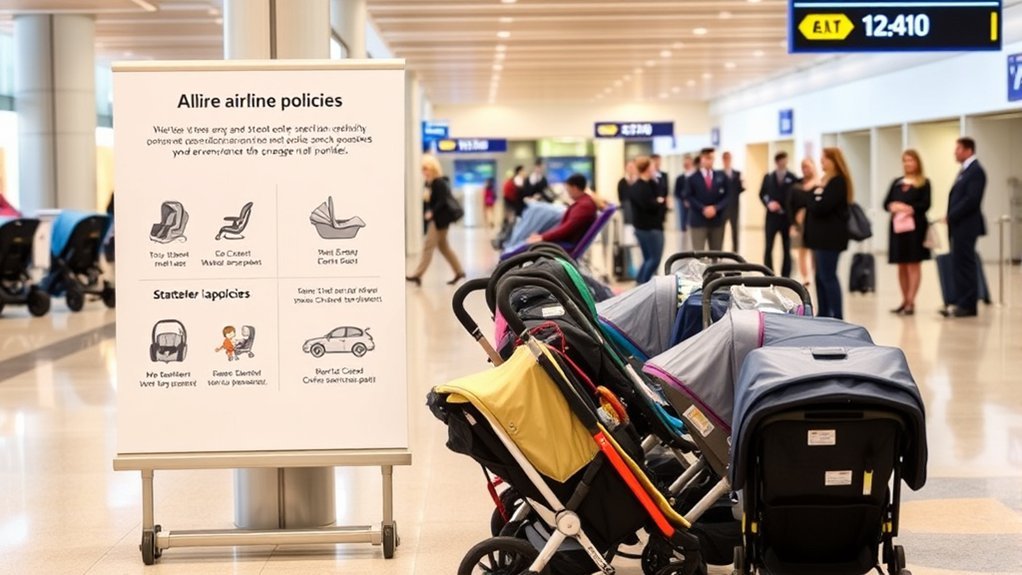 airline stroller and car seat policies
