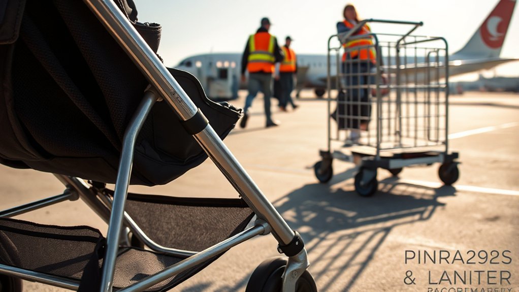 airline stroller liability policies