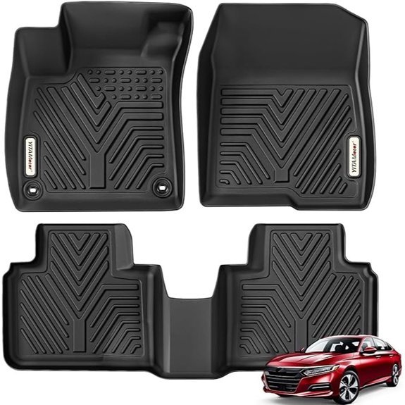 YITAMOTOR TPE All-Weather Floor Mats for Honda Accord