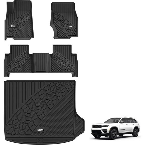 3W TPE All-Weather Floor Mats for Jeep Grand Cherokee
