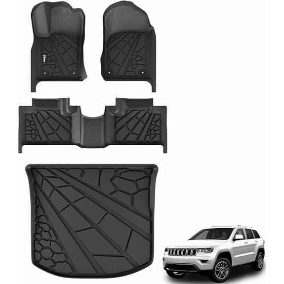 KARPAL All-Weather TPE Floor Mats for Jeep Grand Cherokee