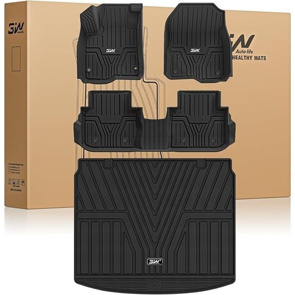 3W TPE All-Weather Floor Mats for Honda CR-V