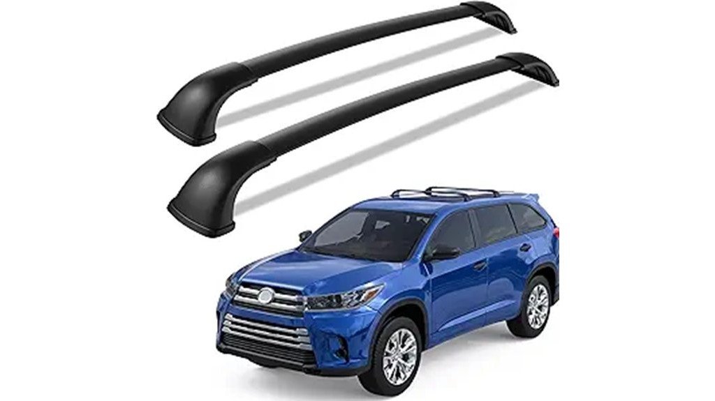 aluminum roof rack bars
