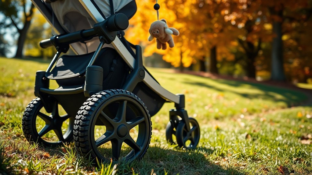 always engage stroller brakes