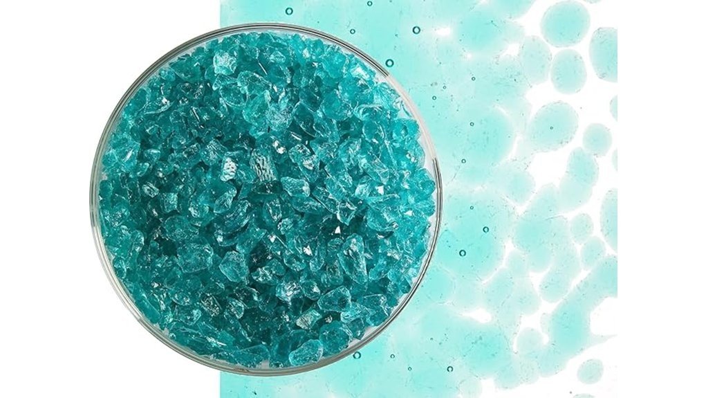 aquamarine glass frit review