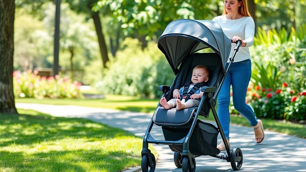 balancing stroller naps effectively