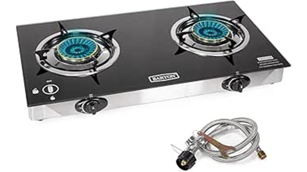 barton double burner performance