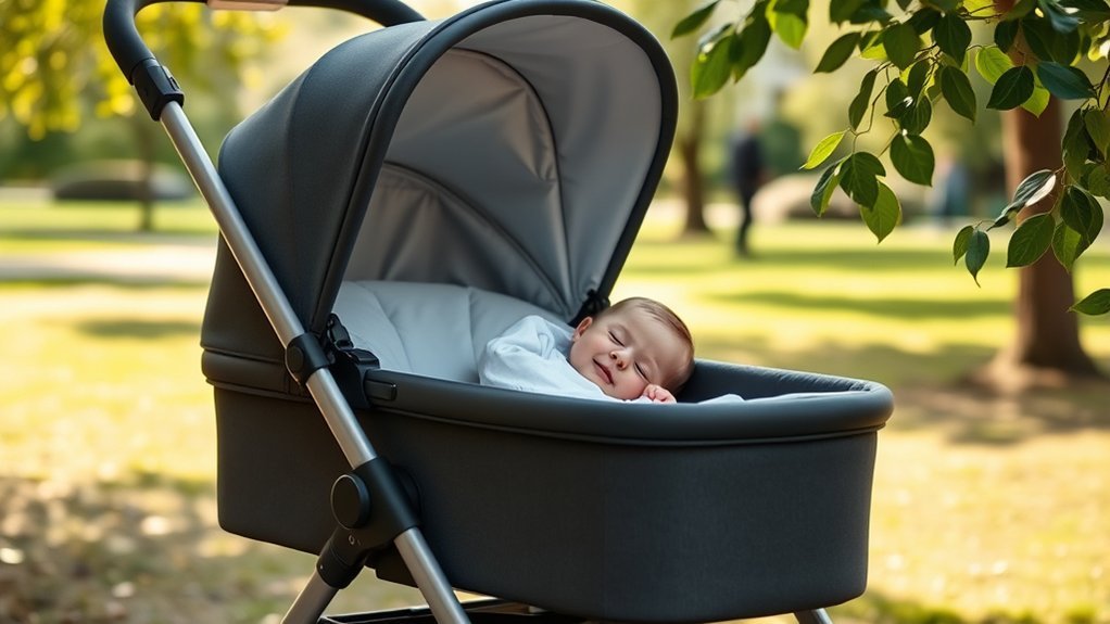 bassinet strollers ensure safe comfort