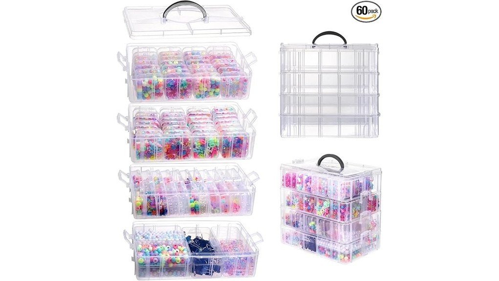 bead storage organization solution