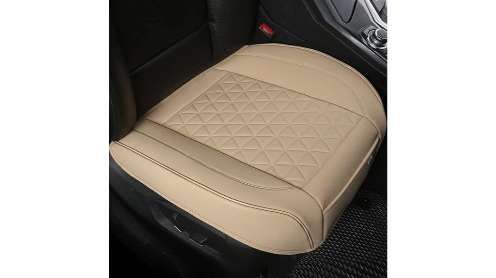 beige luxury car seat